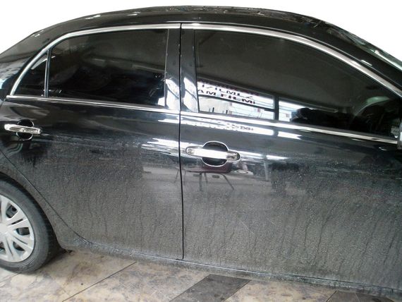 Верхня окантовка стекол (4 шт, нерж) для Toyota Corolla 2007-2013 рр