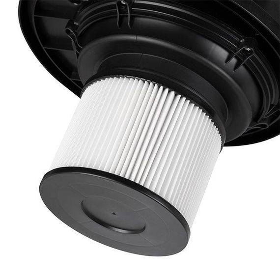 Пилосос будівельний, 1,4 кВт, >17 кПа, бак 20 л нержавіюча сталь 410, розетка, HEPA фільтр, шланг 3 м | Зображення 7