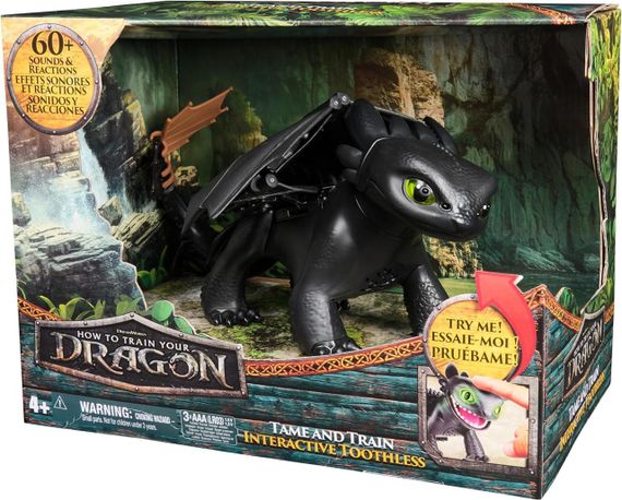 Игровой набор Dreamworks Dragons Как приручить дракона Укрощай и тренируй Дракон Беззубик
