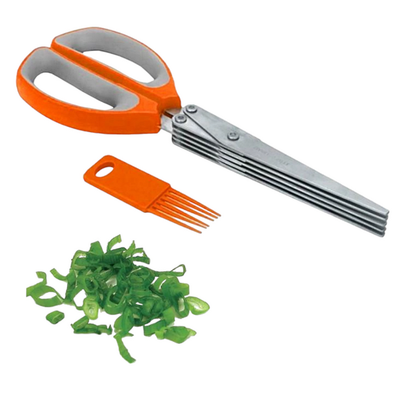 Ножиці кухонні BN-919 для зелені Помаранчеві