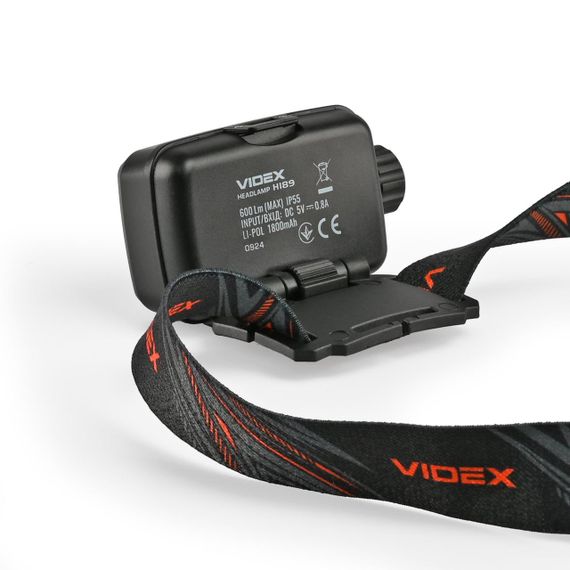 Налобний світлодіодний ліхтарик VIDEX VLF-H189 600Lm 5000K | Зображення 3