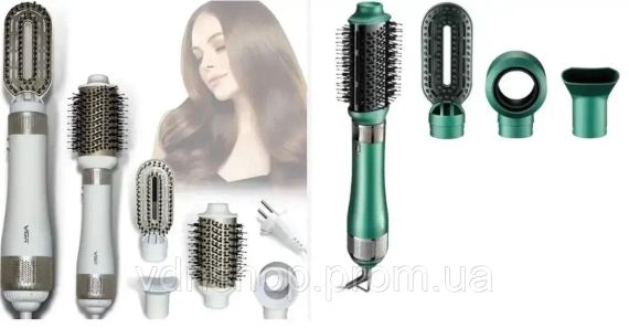Фен-щітка для волосся  VGR професійний повітряний стайлер V-493 4 в 1