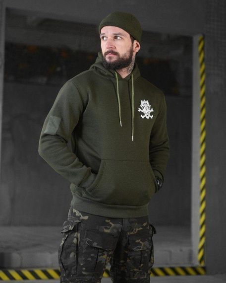 Худі CELEO на флісі олива diner ВТ3889 | Зображення 3