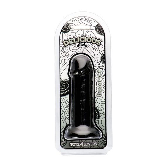 Фалоімітатор з ароматом лакриці - Toyz4lovers Delicious Dildo Liquorice, 15 см Sex Aura | Зображення 1