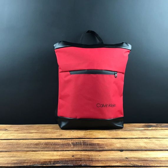 Рюкзак красный Calvin Klein D48