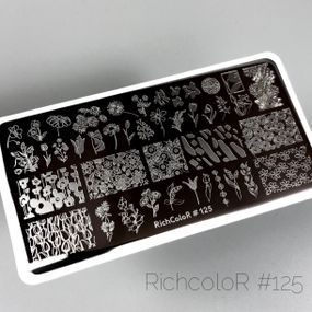 Пластина 125 для стемпінгу RichColor (12х6см)