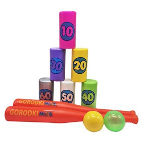 Игра для улицы Городки 10180, 2 биты в комплекте