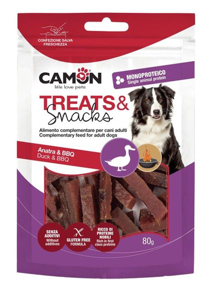 Качині шматочки Camon Treats & Snacks "Барбекю Гриль", 80г