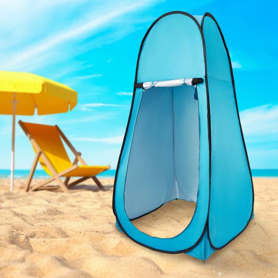 Намет туалет-душ, переодягальня Mountain Goat Pop-Up 200 x 110 x 110 см саморозкладний Sky Blue (P-5905973401456) | Зображення 3