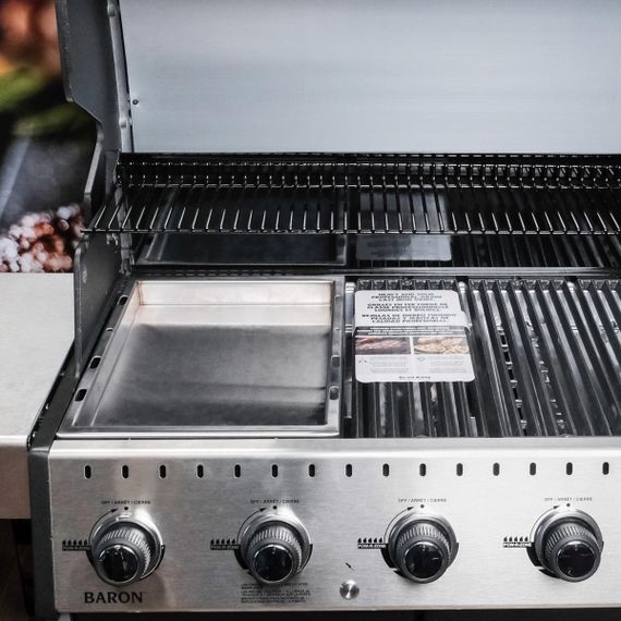 Вок-деко для гриля  SANTOS, вставка для грилів Broil King Baron, нержавіюче 900075 Код: 010984 | Зображення 3