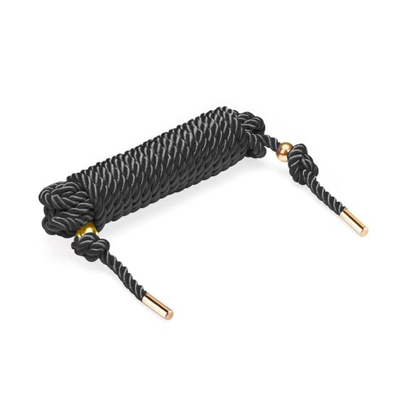 Мотузка для шибарі Liebe Seele Shibari 5M Rope Black, комбінований склад Sex Aura