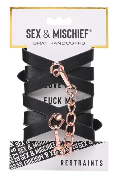 Наручники Sex and Mischief черные, 28 см sexstyle | Зображення 5