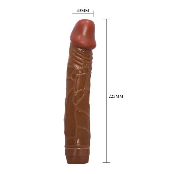 Вібратор - Barbara Bob Vibrator 8,8" Brown sexstyle | Зображення 7