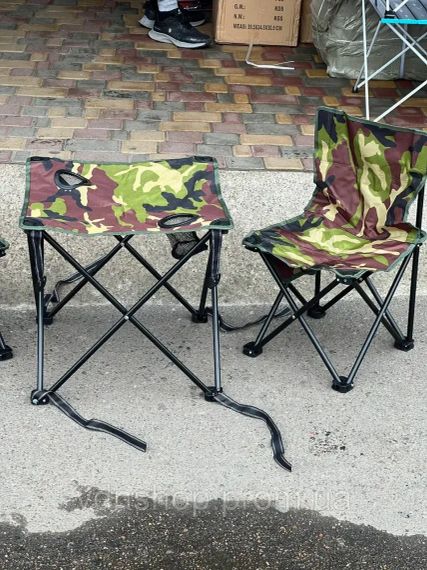 Набір для пікніка стіл та стільці 2шт у сумці / Туристичний столик зі стільцями / Складаний стіл та стільці | Зображення 3