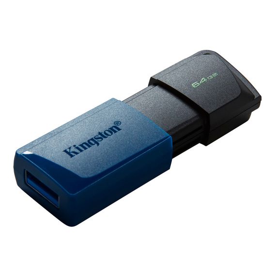 USB флеш накопичувач Kingston 2x64GB DataTraveler Exodia M Black/Blue USB 3.2 (DTXM/64GB-2P) | Зображення 3