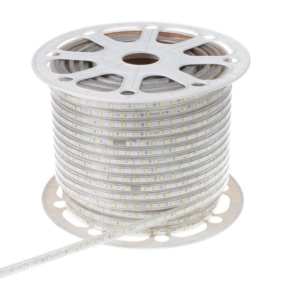 Светодиодная лента влагозащищенная холодный оттенок 220V 3.8W 5730 CW IP65 1m (BY-033/60) | Зображення 2