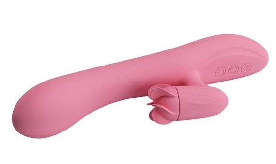 Вибратор с вращающимся стимулятором клитора Pretty Love - GINA 4 rotation 7 vibration, BW-067003-1 Sex Aura | Зображення 5