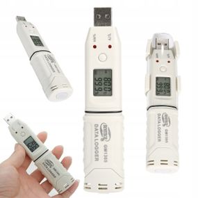 Реєстратор вологості та температури (даталоггер) USB, 0-100%, -30-80 °C BENETECH GM1365