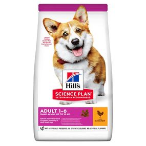 Сухой корм Hill's Science Plan для взрослых собак малых и миниатюрных пород с курицей 6 кг