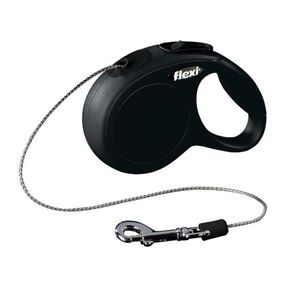 Рулетка Flexi New Classic XS, трос 3 м, черный