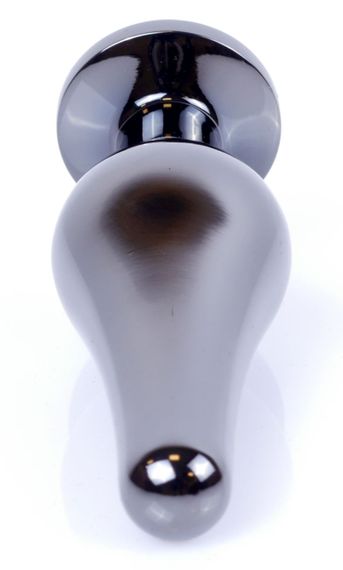Анальний затор Boss Series - Jewellery Dark Silver BUTT PLUG Light Blue, BS6400058 Sex Aura | Зображення 4