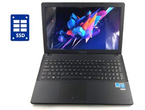 Ноутбук Б-класс Asus F551C / 15.6" (1366x768) TN / Intel Celeron 1007U (2 ядра по 1.5 GHz) / 4 GB DDR3 / 128 GB SSD / Intel HD Graphics / WebCam / Win 10 Home б/у