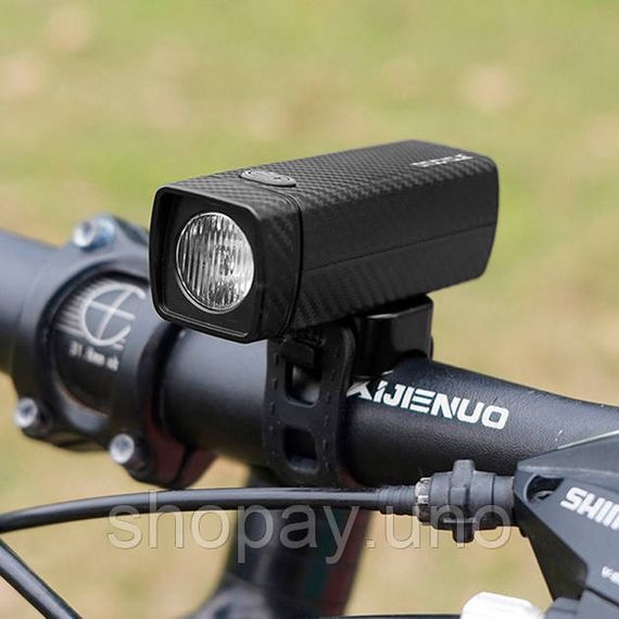 Фара алюминиевая велосипедная CYGM-256-LED, Вело-фара с линзой фара на аккумуляторе IF-63