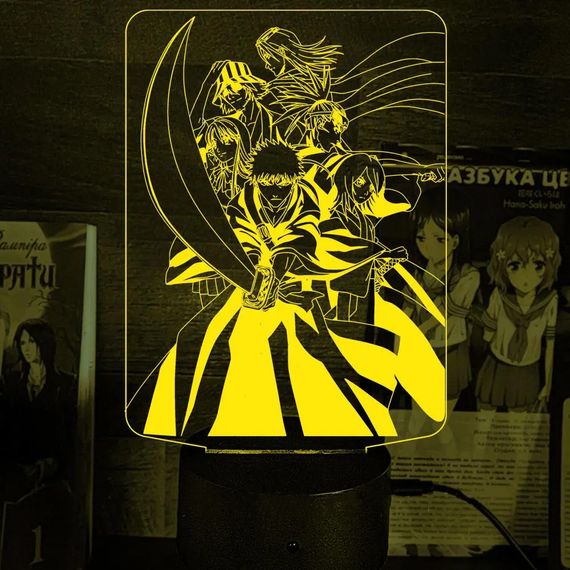 Акриловый светильник-ночник Блич желтый tty-n002259