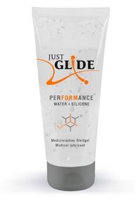 Лубрикант на водно-силіконовій основі Just Glide Performance200ml Sex Aura