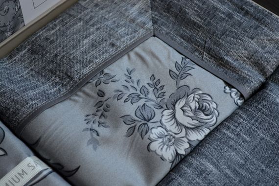 Постельное белье La Romano Premium Satin 200×220 Dema Grey | Зображення 5