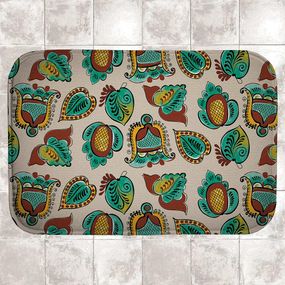 Килимок для ванної Косівський орнамент 58х38 см (VAN_24F058)