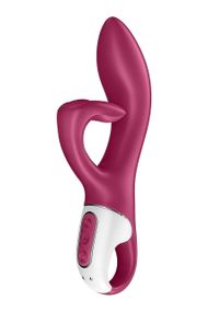 Вибратор кролик с тройным отростком Satisfyer Embrace me Berry, 2 мотора, диаметр 3,6 см Sex Aura