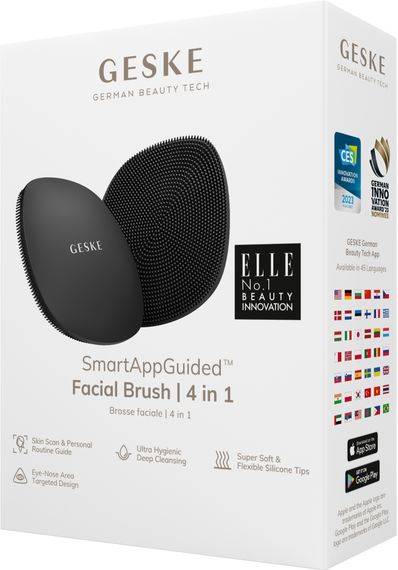 Щітка для обличчя GESKE Facial Brush 4в1 gray | Зображення 7