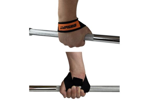 Лямки атлетичні EasyFit Delta для тягової тяги чорні (EF-0040) | Зображення 4