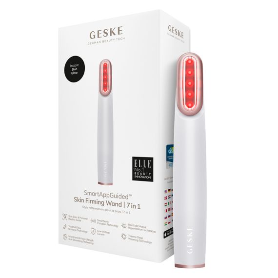 Пристрій для зміцнення і тонізації шкіри обличчя з поворотною головкою GESKE Skin Firming Wand 7в1 starlight