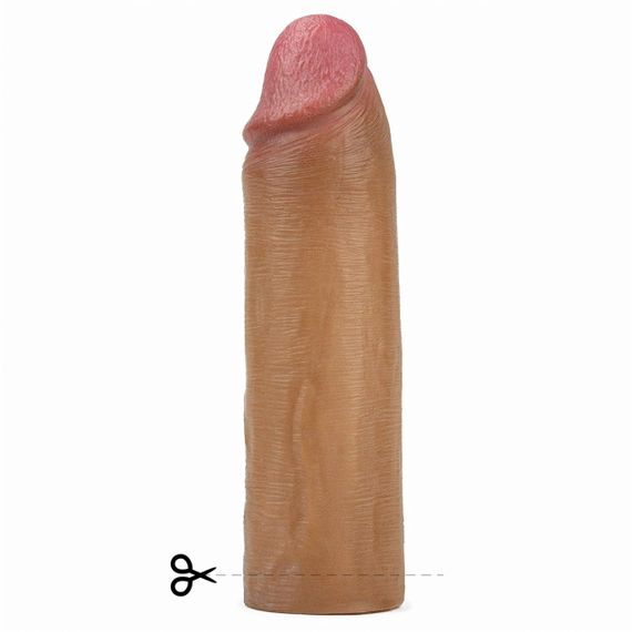 Насадка подовжуюча ADD 1 SILICONE EXTENDER Brown Sex Aura | Зображення 6