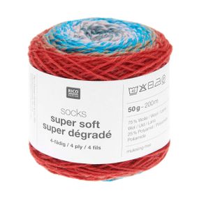 Шкарпеткова пряжа Rico Design Socks Super Soft Super Degrade, 003