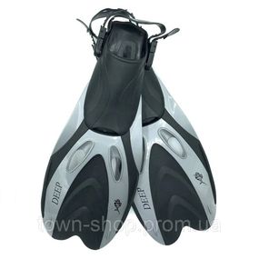 Ласты с открытой пяткой DLV Deep NE-66-39-43-GR размер SM/MD 39-43 серые