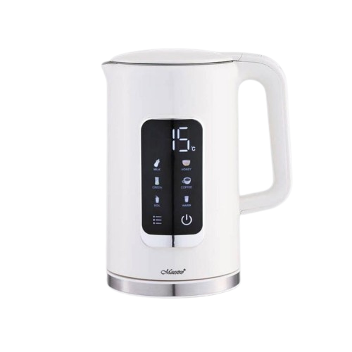 Електрочайник 1,7л 2200W (диск) сенсорна панель MR-024-WHITE Maestro