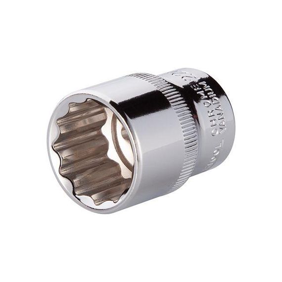 Головка дванадцятигранна 1/2", 22 мм INTERTOOL ET-02221