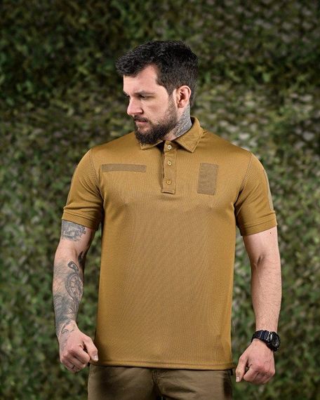 Тактическая футболка PATRIOT поло кайот ВТ7422 | Зображення 2