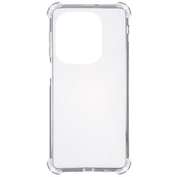 TPU чохол GETMAN Ease logo посилені кути для TECNO Spark 20 Pro Безбарвний (прозорий)