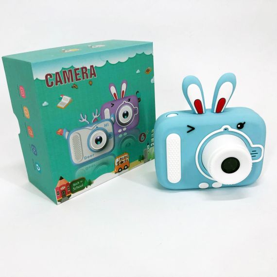 Дитячий цифровий фотоапарат X900 Rabbit Колір: блакитний PN-63 | Зображення 3