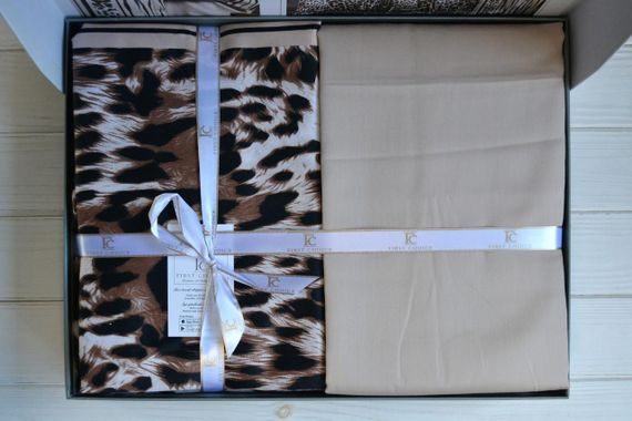 Постельное белье First Choice Cotton Satin семейный 160х220 Leopard Brown | Зображення 4