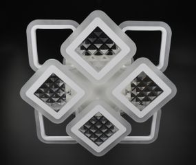 Люстра світлодіодна стельова LED світильник для квартири на стелю лед з пультом 26120 Білий 11х54х62 см.