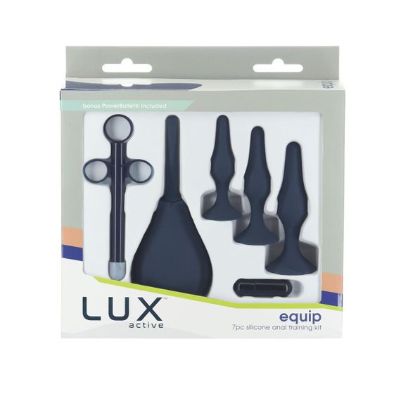 Набір анальних іграшок для новачків Lux Active – Equip – Silicone Anal Training Kit Sex Aura