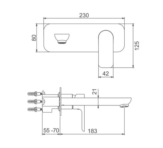 Змішувач для умивальника Gappo G1048-22 | Зображення 8