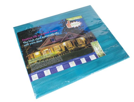 Дверная антимоскитная сетка на магнитах черный, голубой , коричневый,бордовый | Зображення 4