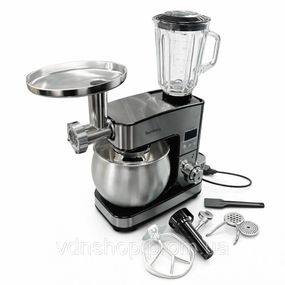 Універсальний кухонний комбайн 6л Rainberg RB-8087 Планетарний міксер з тістомісом та блендером 4200Вт HL-20
