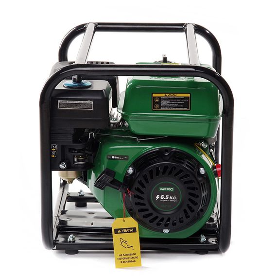 Мотопомпа WP-30 6.5л.с. 30 м³/ч 27м бензиновая 4-х тактн. APRO | Зображення 2